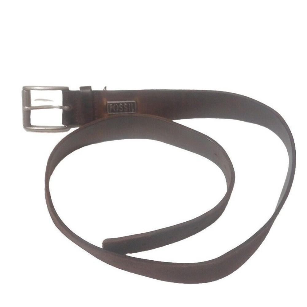 Fossil Leather Belt Women's Brown Sz Medium 42.5 Inches Long